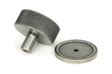 From The Anvil - Pewter Brompton Cabinet Knob - 38mm (Plain) | Sku. 47088 | Trade Door Handles.