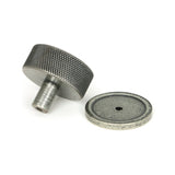 From The Anvil - Pewter Brompton Cabinet Knob - 38mm (Plain) | Sku. 47088 | Trade Door Handles.