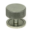 From The Anvil - Pewter Brompton Cabinet Knob - 38mm (Plain) | Sku. 47088 | Trade Door Handles.