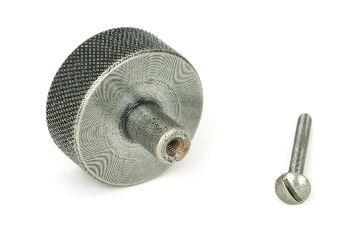 From The Anvil - Pewter Brompton Cabinet Knob - 38mm (No rose) | Sku. 47089 | Trade Door Handles.