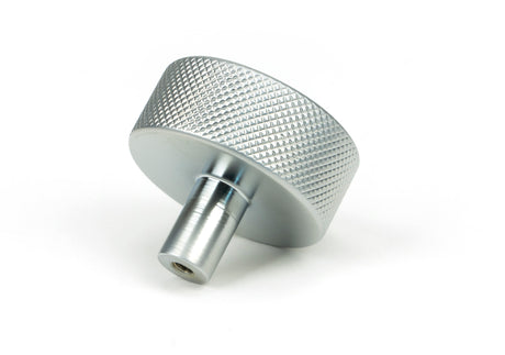 From The Anvil - Satin Chrome Brompton Cabinet Knob - 38mm (No rose) | Sku. 47090 | Trade Door Handles.