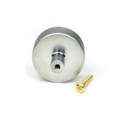 From The Anvil - Satin Chrome Brompton Cabinet Knob - 38mm (No rose) | Sku. 47090 | Trade Door Handles.