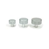 From The Anvil - Satin Chrome Brompton Cabinet Knob - 38mm (No rose) | Sku. 47090 | Trade Door Handles.