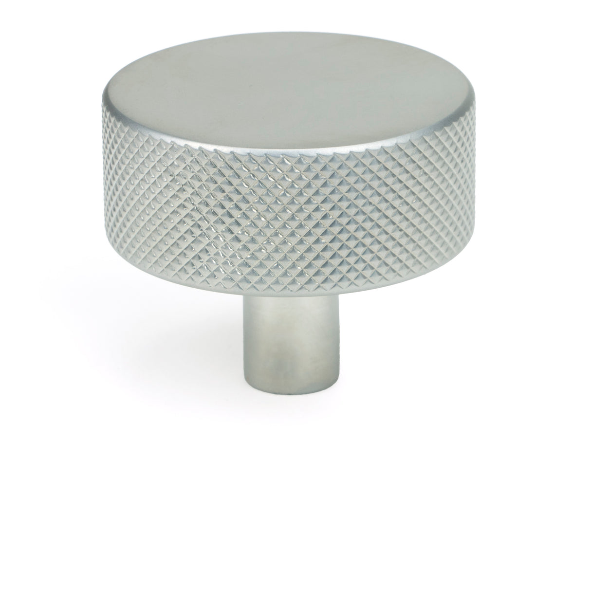 From The Anvil - Satin Chrome Brompton Cabinet Knob - 38mm (No rose) | Sku. 47090 | Trade Door Handles.