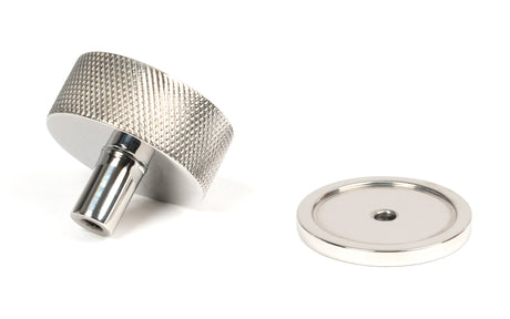 From The Anvil - Polished SS (304) Brompton Cabinet Knob - 38mm (Plain) | Sku. 47092 | Trade Door Handles.