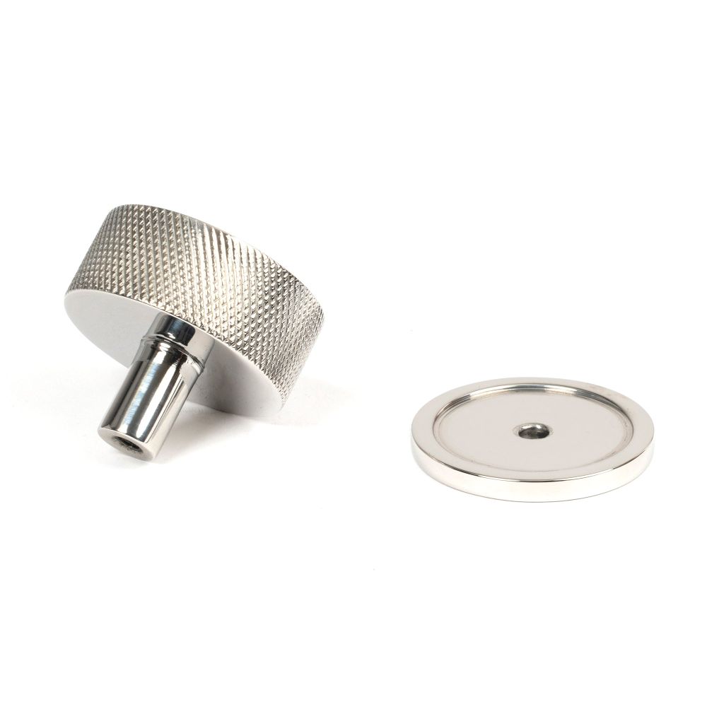 From The Anvil - Polished SS (304) Brompton Cabinet Knob - 38mm (Plain) | Sku. 47092 | Trade Door Handles.