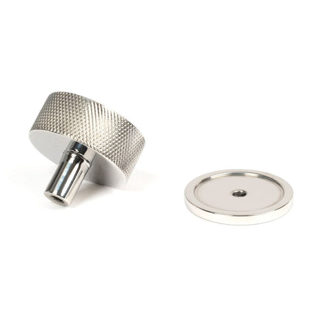 From The Anvil - Polished SS (304) Brompton Cabinet Knob - 38mm (Plain) | Sku. 47092 | Trade Door Handles.