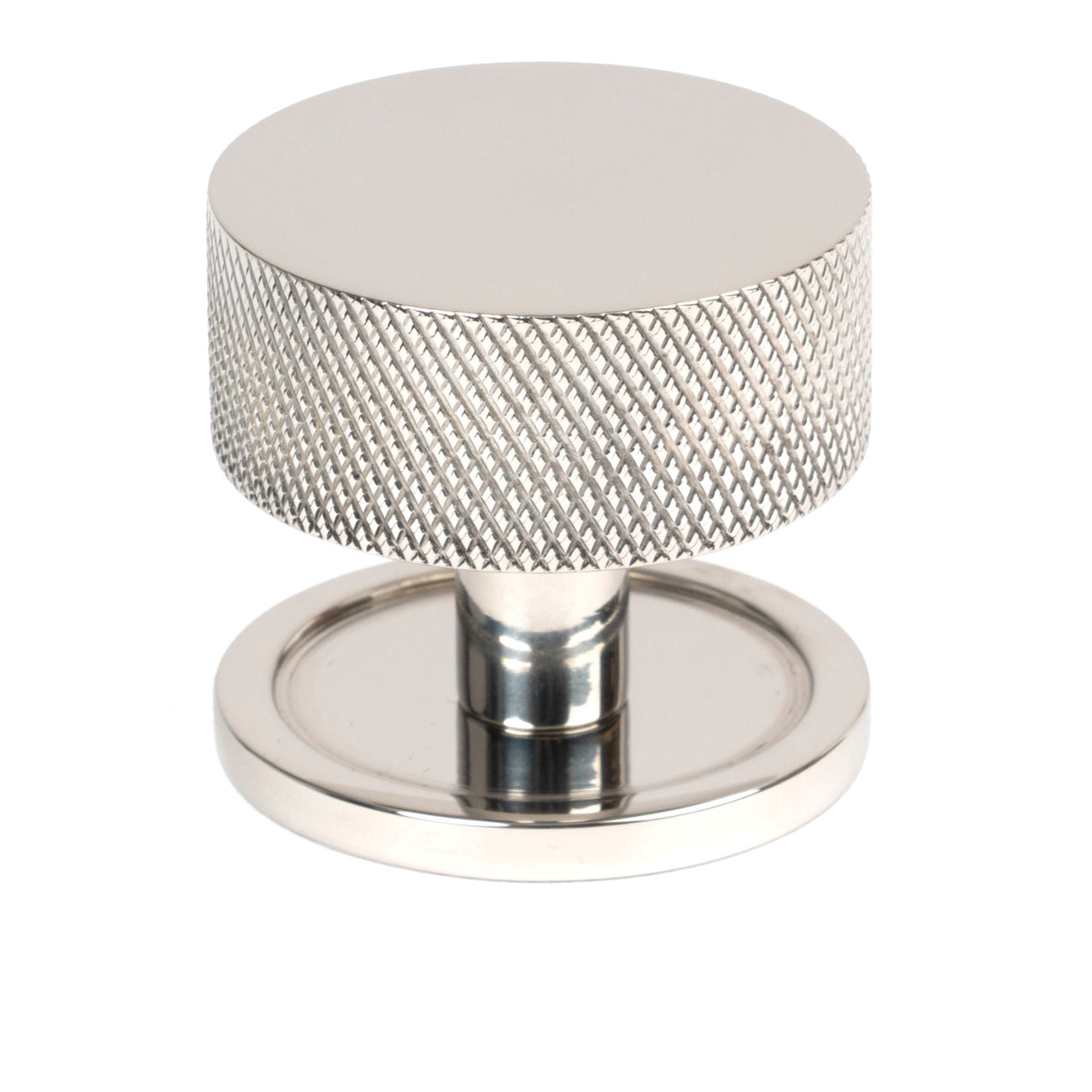 From The Anvil - Polished SS (304) Brompton Cabinet Knob - 38mm (Plain) | Sku. 47092 | Trade Door Handles.