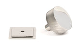 From The Anvil - Polished SS (304) Brompton Cabinet Knob - 38mm (Square) | Sku. 47095 | Trade Door Handles.