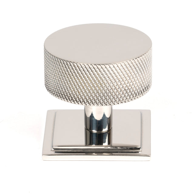 From The Anvil - Polished SS (304) Brompton Cabinet Knob - 38mm (Square) | Sku. 47095 | Trade Door Handles.