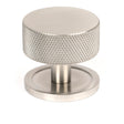 From The Anvil - Satin SS (304) Brompton Cabinet Knob - 38mm (Plain) | Sku. 47096 | Trade Door Handles.