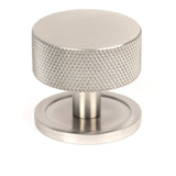 From The Anvil - Satin SS (304) Brompton Cabinet Knob - 38mm (Plain) | Sku. 47096 | Trade Door Handles.