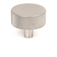 From The Anvil - Satin SS (304) Brompton Cabinet Knob - 38mm (No rose) | Sku. 47097 | Trade Door Handles.