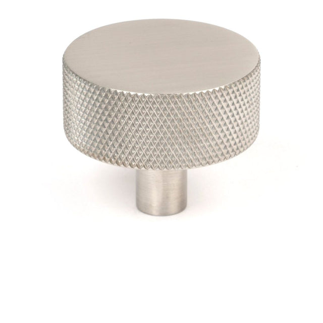 From The Anvil - Satin SS (304) Brompton Cabinet Knob - 38mm (No rose) | Sku. 47097 | Trade Door Handles.