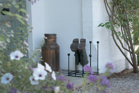 From The Anvil - Matt Black Four Pair Boot Rack | Sku. 47106 | Trade Door Handles.