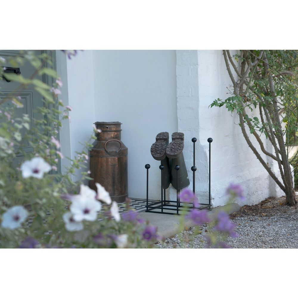 From The Anvil - Matt Black Four Pair Boot Rack | Sku. 47106 | Trade Door Handles.