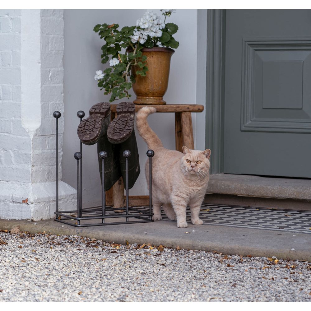 From The Anvil - Pewter Four Pair Boot Rack | Sku. 47107 | Trade Door Handles.