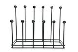 From The Anvil - Matt Black Six Pair Boot Rack | Sku. 47108 | Trade Door Handles.