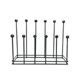 From The Anvil - Matt Black Six Pair Boot Rack | Sku. 47108 | Trade Door Handles.
