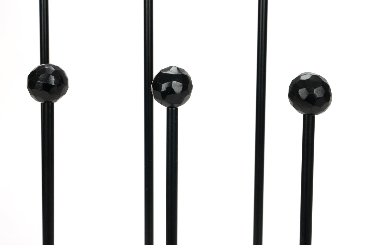 From The Anvil - Matt Black Six Pair Boot Rack | Sku. 47108 | Trade Door Handles.