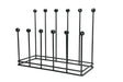From The Anvil - Matt Black Six Pair Boot Rack | Sku. 47108 | Trade Door Handles.