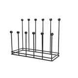 From The Anvil - Matt Black Six Pair Boot Rack | Sku. 47108 | Trade Door Handles.