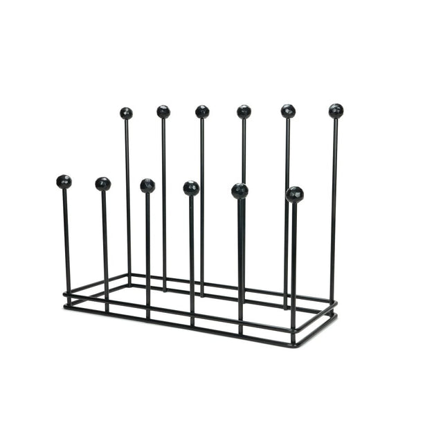 From The Anvil - Matt Black Six Pair Boot Rack | Sku. 47108 | Trade Door Handles.