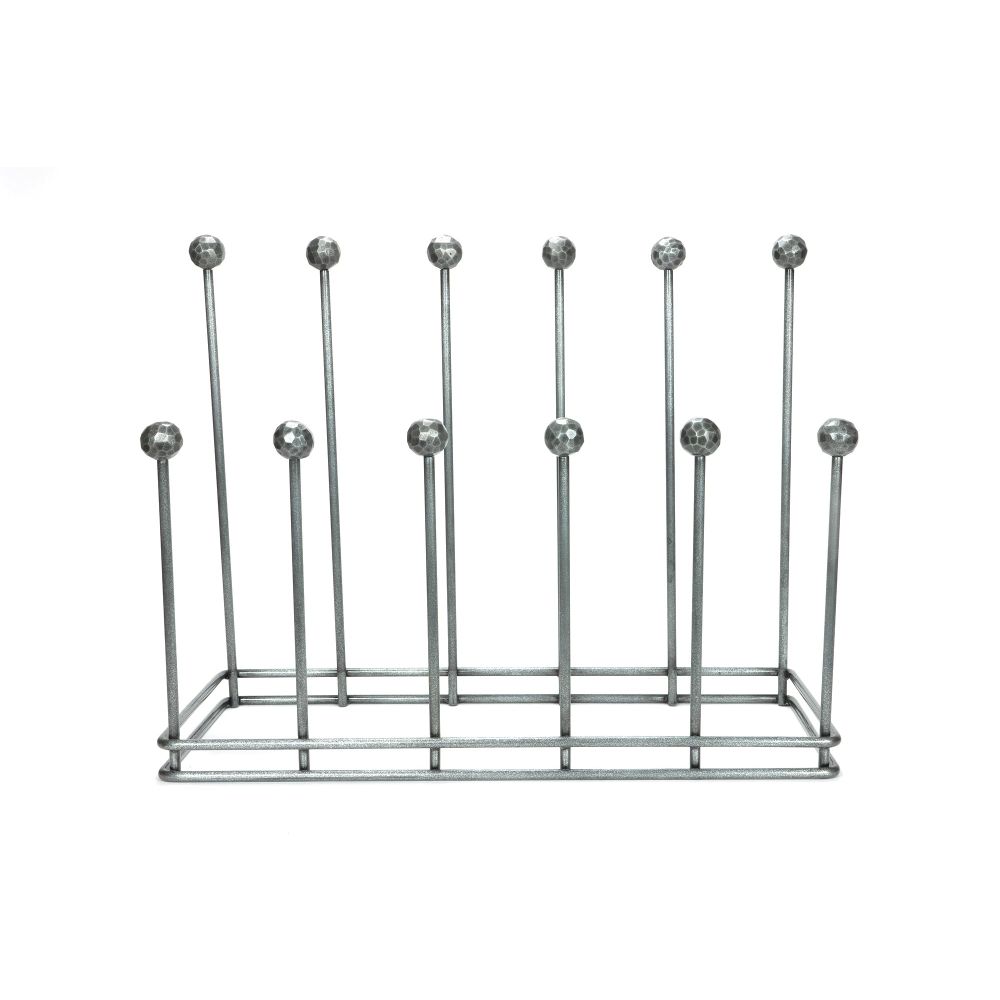 From The Anvil - Pewter Six Pair Boot Rack | Sku. 47109 | Trade Door Handles.