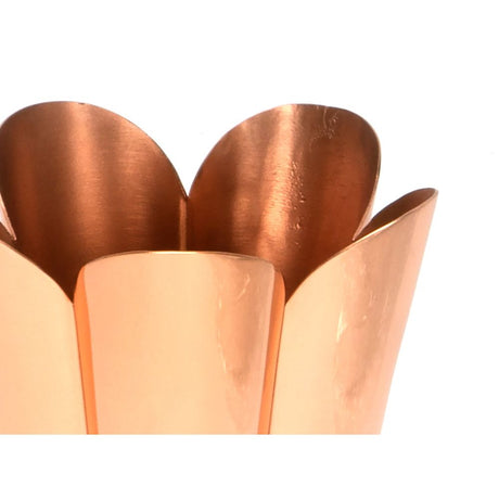 From The Anvil - Smooth Copper Flora Pot - Small | Sku. 47120 | Trade Door Handles.