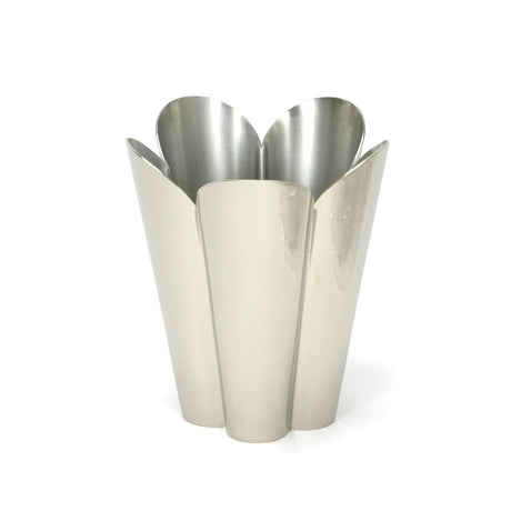 From The Anvil - Smooth Nickel Flora Pot - Small | Sku. 47121 | Trade Door Handles.
