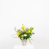 From The Anvil - Smooth Nickel Flora Pot - Small | Sku. 47121 | Trade Door Handles.