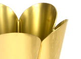 From The Anvil - Smooth Brass Flora Pot - Small | Sku. 47122 | Trade Door Handles.