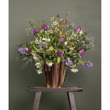 From The Anvil - Smooth Copper Flora Pot - Large | Sku. 47123 | Trade Door Handles.