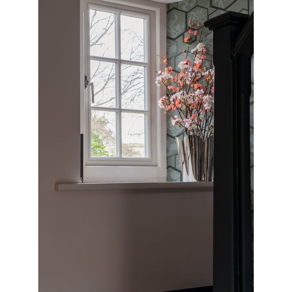 From The Anvil - Smooth Nickel Flora Pot - Large | Sku. 47124 | Trade Door Handles.