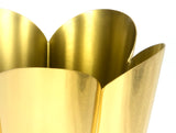 From The Anvil - Smooth Brass Flora Pot - Large | Sku. 47125 | Trade Door Handles.