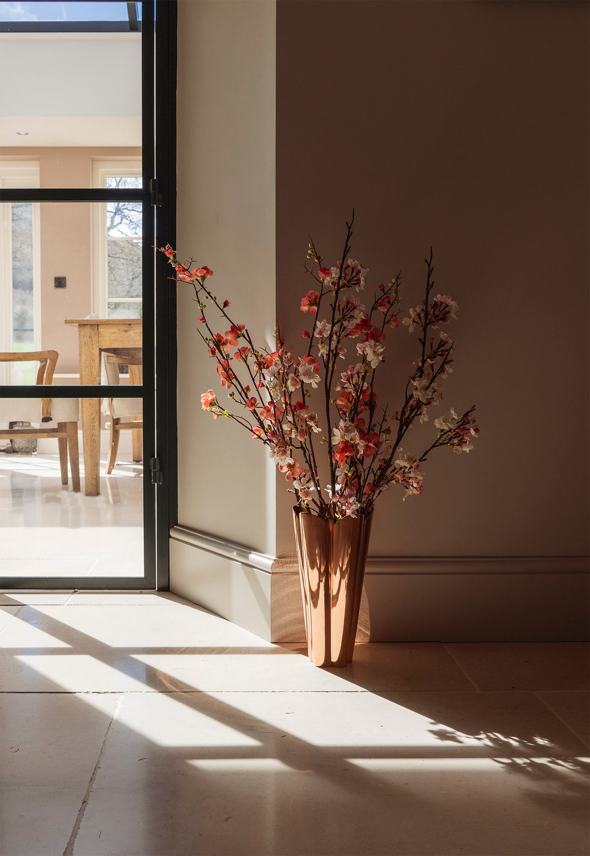 From The Anvil - Smooth Copper Flora Vase | Sku. 47126 | Trade Door Handles.