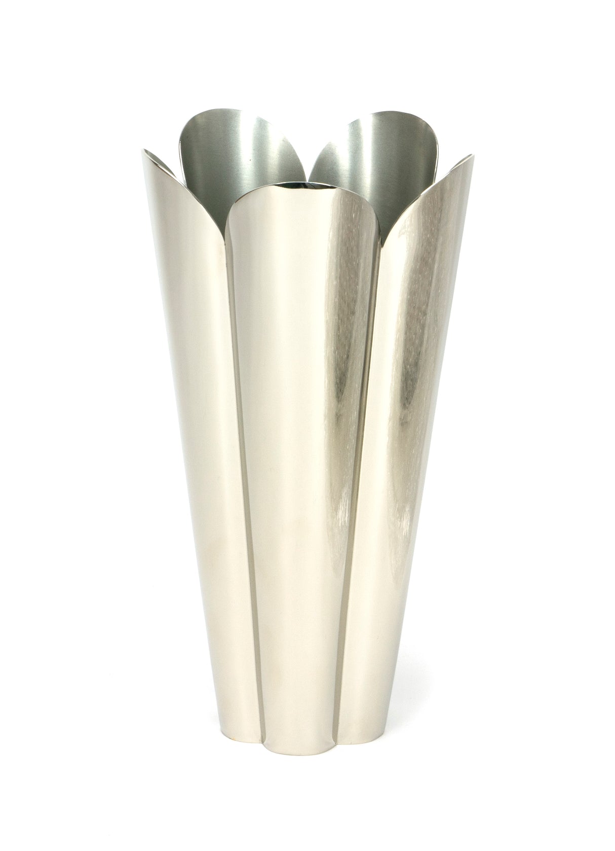 From The Anvil - Smooth Nickel Flora Vase | Sku. 47127 | Trade Door Handles.