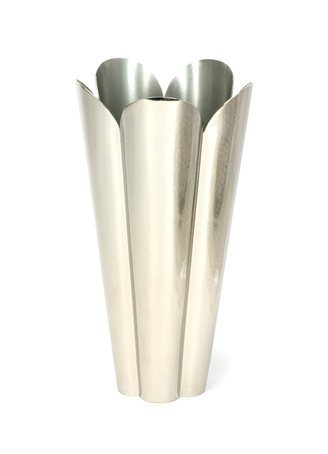 From The Anvil - Smooth Nickel Flora Vase | Sku. 47127 | Trade Door Handles.