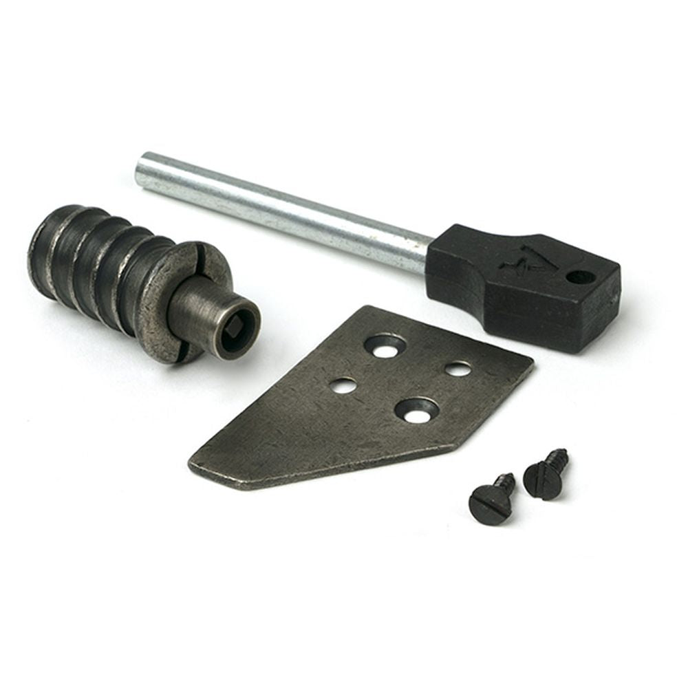 High quality images of the From The Anvil - Antique Pewter Key-Flush Sash Stop | Sku. Anvil-47129 | available to order from Trade Door Handles, quick delivery at discounted prices.