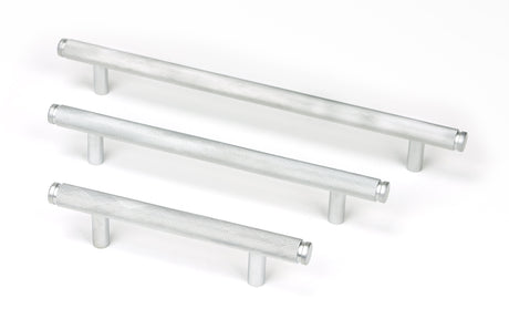 From The Anvil - Satin Chrome Full Brompton Pull Handle - Medium | Sku. 47139 | Trade Door Handles.