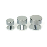 From The Anvil - Polished Chrome Brompton Cabinet Knob - 38mm (Plain) | Sku. 47141 | Trade Door Handles.