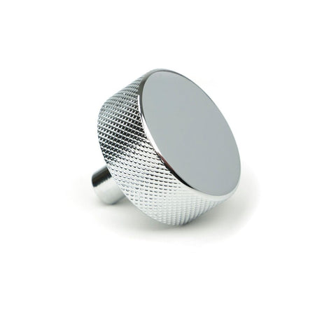 From The Anvil - Polished Chrome Brompton Cabinet Knob - 38mm (No rose) | Sku. 47142 | Trade Door Handles.