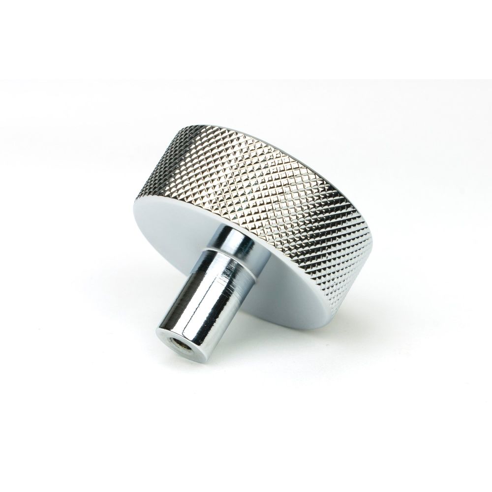 From The Anvil - Polished Chrome Brompton Cabinet Knob - 38mm (No rose) | Sku. 47142 | Trade Door Handles.