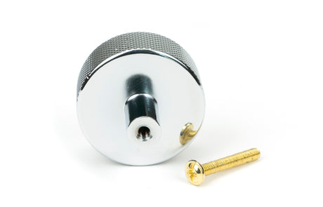 From The Anvil - Polished Chrome Brompton Cabinet Knob - 38mm (No rose) | Sku. 47142 | Trade Door Handles.