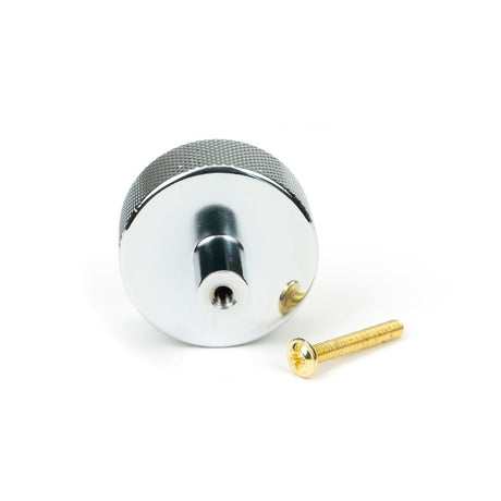 From The Anvil - Polished Chrome Brompton Cabinet Knob - 38mm (No rose) | Sku. 47142 | Trade Door Handles.