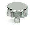 From The Anvil - Polished Chrome Brompton Cabinet Knob - 38mm (No rose) | Sku. 47142 | Trade Door Handles.