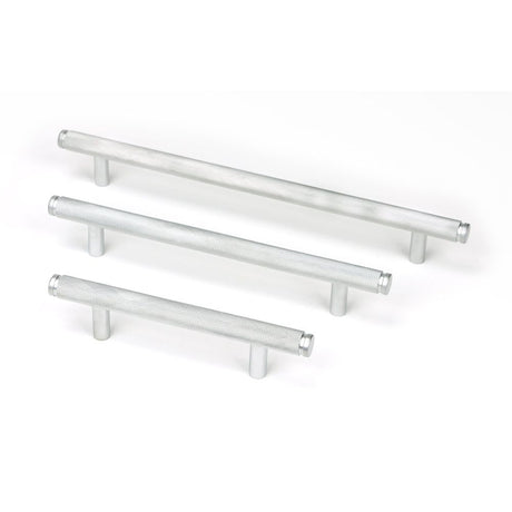 From The Anvil - Satin Chrome Full Brompton Pull Handle - Large | Sku. 47143 | Trade Door Handles.