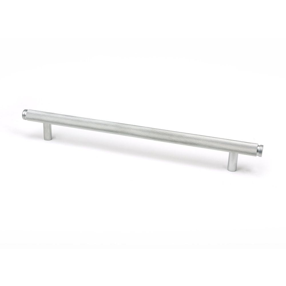 From The Anvil - Satin Chrome Full Brompton Pull Handle - Large | Sku. 47143 | Trade Door Handles.
