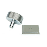 From The Anvil - Polished Chrome Brompton Cabinet Knob - 38mm (Square) | Sku. 47144 | Trade Door Handles.