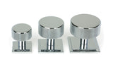 From The Anvil - Polished Chrome Brompton Cabinet Knob - 38mm (Square) | Sku. 47144 | Trade Door Handles.